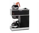 Bunn VPR Coffee Brewer with 2 Glass Decanters, Black