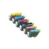Set of 6 Compatible Ink Cartridges for Canon 3 Series BJC-3000 3010 6000 6100 6200 6500 i550 i850 i6500 S400 S450 S4500 S500 S 520 S5300 S600 S630 S6300 S750 Smartbase MPC400 MPC600f MP700 MPC730 Photo MuiltiPAss C100 Colours and Black BCI-3BK BCI-3C BCI-3M BCI-3Y BCI-3PC BCI-3PM