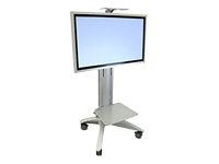 Ergotron LX Video Conferencing Cart (VHD Version) - Chariot pour structure plate - argenté(e) - Taille d écran : 40 - 50 - Interface de montage : Oui