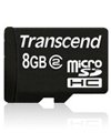 Transcend 8GB Class 2 microSDHC/TF Memory Card for Sharp sidekick cell phon ....