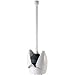 Toilet Plunger & Canister - White