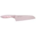 Pure Komachi by Kai 6-1/2-Inch Stainless-Steel Santoku Knife with Scalloped Edge