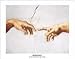 The Creation Of Adam (Detail) by Michelangelo Buonarroti 14 x 11 Poster - Framing Opt...