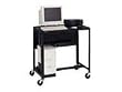 Bretford EC2741FF-BK 41" Adjustable Height Computer Cart Electrical
