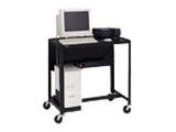 Bretford EC2741FF-BK 41 Adjustable Height Computer Cart Electrical