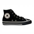 Converse Chucks Suede Hi Kids schwarz