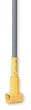 Tough Guy 1TYZ3 Mop Handle, Plastic Jaw, 60 In, Gray