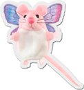 Childrens Toyshop  Toys : Pink Mouse With Wings Finger Puppet