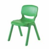 KM One Piece Polypropylene Chair Seat Height 440mm Green PGOS5