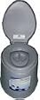 Sunncamp Lulu Tourlet Portable Compact Camping Toilet, festival.