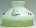 Aladdin Lamp Violets on Opal 10 Glass Shade