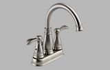 Delta 25984LF-BN Porter Two Handle Centerset Lavatory, Brushed Nickel