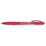 Ballpoint Pen, 1.4mm, Bold Ink, Nonrefillable, 12/DZ, Red, Sold as 1 dozen