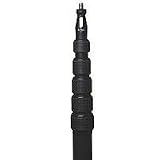K-Tek 4'-11 to 20'-5 Klassic Quick Connect 5-Section Graphite Fiber Stage Pole, Uncabled