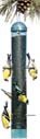 Perky Pet 398 Patented Deluxe Upside Down Thistle Feeder, 2 lb capacity