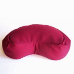 Meditation Cushion; Halfmoon, Zafu (Ruby Red)