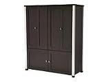 Sanus Component AV Foundations Armoire CFAR47es - Cabinet unit for AV System - hardwood - espresso - floor-standing