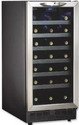 Danby 34 Bottle, Built-In Wine Cooler, DWC1534BLS (Black) (34.06H x 15W x 24.75D)