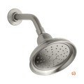 Bancroft K-14519-BN Single-Function 2.0 GPM Katalyst Showerhead, Vibr