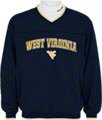 West Virginia University Windshirt and L/S Mockneck