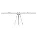 Quartet Aluminum Flipchart Pad Display Easel Accessory, Black Finish (50T)