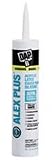 Caulking: Dap 18101 White ALEX PLUS Acrylic Latex Caulk Plus Silicone 10.1 oz