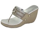 1101%2BIkitFL. SL160  baby phat Sabra Bezel | Womens Wedge Shoes Grey