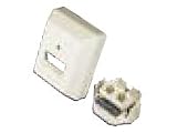 Blue World Bleil ISDN-Anschlussdose, 2 x 8 (8), Aufputz schraubbar, EU-Ware