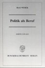 Politik als Beruf