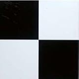 BLACK/WHITE VINYL FLOOR TILE
