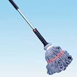 RUBBERMAID / RUB6A8810 / Self-Wringing Ratchet Twist Mop, Blended Yarn Head, 54 Handle / Sold as 1 EA