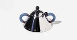 Alessi - Michael Graves 9097 Sugar Bowl & Spoon Blue Trim