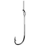 Fluke Snelled 4/0 Hook 36 40lb Fluorocarbon