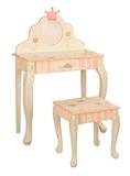 Vanity Table & Stool Set - Princess Collection
