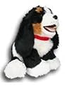 Tan and White Playful Puppy Puppet