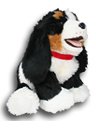 Tan and White Playful Puppy Puppet