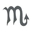 SCORPIO ZODIAC SIGN Temporary Tattoo 2x2