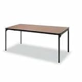 SMF36170NWG1 Samson Series Premium Commercial Table, 72 x 30, Neut. Wood Grain w/Steel Legs