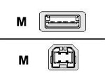 Fujitsu Siemens - Serial cable - 4 PIN USB Type A (M) - 4 PIN USB Type B (M)