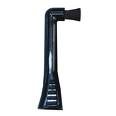 1 Rotadent Rota Dent Brush Head BLACK Pointy NEW