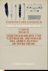 Produkt-Bild: Stationen der Literatur, Lebensgeschichte und nat&uuml;rliche Abenteuer des armen Mannes im Trockenburg