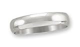 14kt. White Gold, 2mm Plain Band