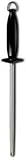 R H. Forschner by Victorinox 9-Inch Round Sharpening Steel, Black Plastic Handle