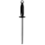 Victorinox Cutlery 9-Inch Round Sharpening Steel, Black Plastic Handle