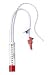 [Item]: 10 Fr Catheter [Additional Info]: Sterile DeLee Mucus Trap Valve Helps Minimize Contact Between Thumb and Fluids. This transparent 20cc mucus trap is graduated in 2 cc increments for easy measurement of the collected sample. An extra snap-on cap
