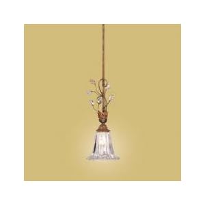 Eurofase 14589-010 Castello 6-Light Pot Rack Chandelier, Antique Bronze/Scavo