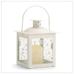Buy Small Ivory Color Glass Lantern