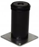 Camar 6" Como Leg Plate Mount-Black Gloss