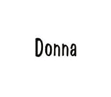Clearly Charming Name Donna Stainless Steel Text Numbers Types Italian Charm Link