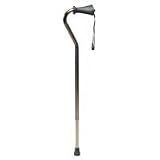 Lumex Adjustable Offset Canes, Ortho-Ease Grip, Bronze, 31-39, 6/cs